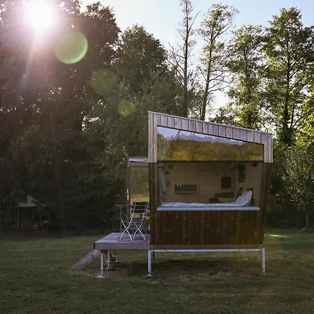 Sleep Space 1 - Green&tiny Spot Schafweide